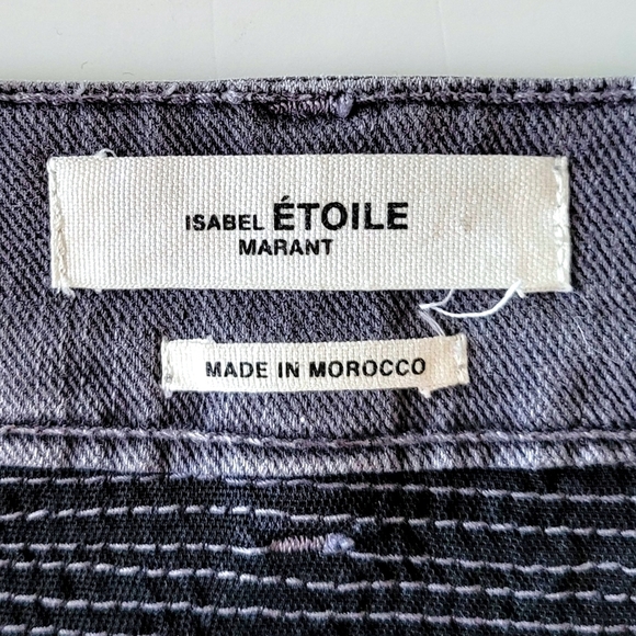 ISABEL Marant Etoile Moto Jeans Pelona Biker Pants - Picture 9 of 15